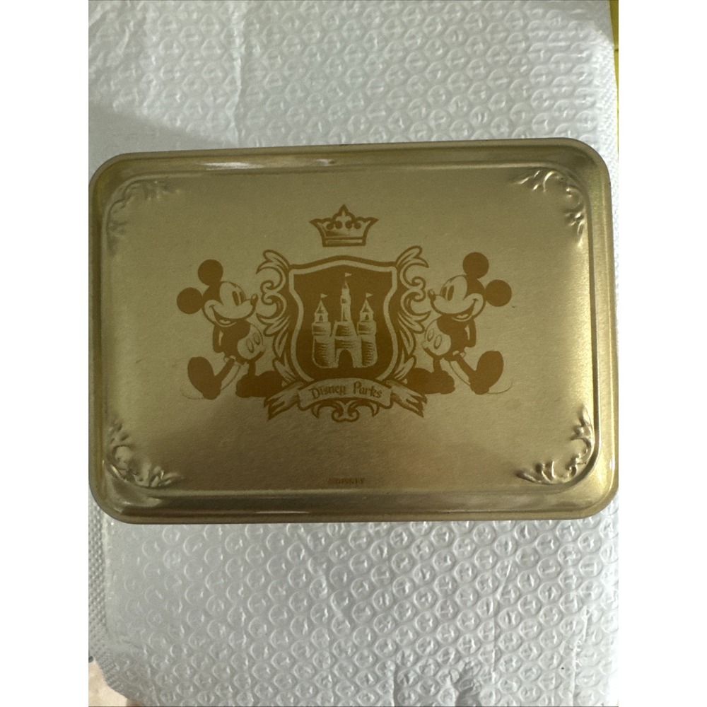 Disney Resort Walt Disney World Tin Small Gold